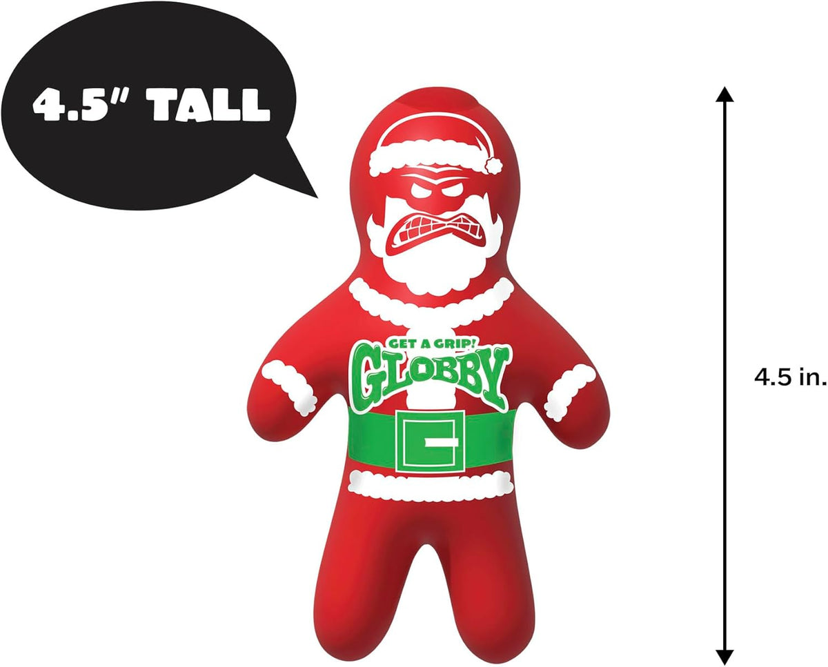 Schylling NeeDoh – Squishmas 2024 – Santa Globby – One Per Box