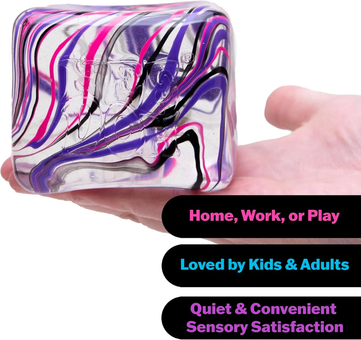Schylling NeeDoh Swirl Nice Berg – Jumbo Squishy Squeezy Fun – Colors May Vary