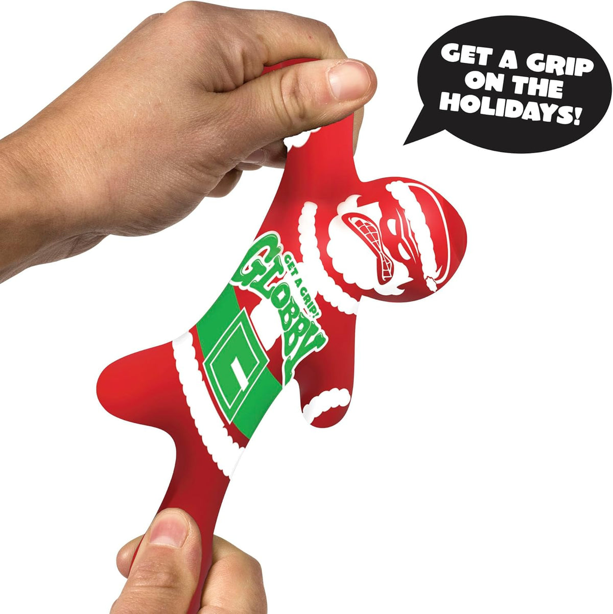 Schylling NeeDoh – Squishmas 2024 – Santa Globby – One Per Box
